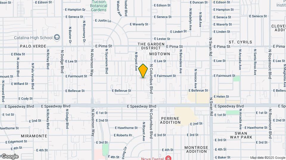 4230-4232 E Fairmont St Mapa y Detalles de la Ubicación