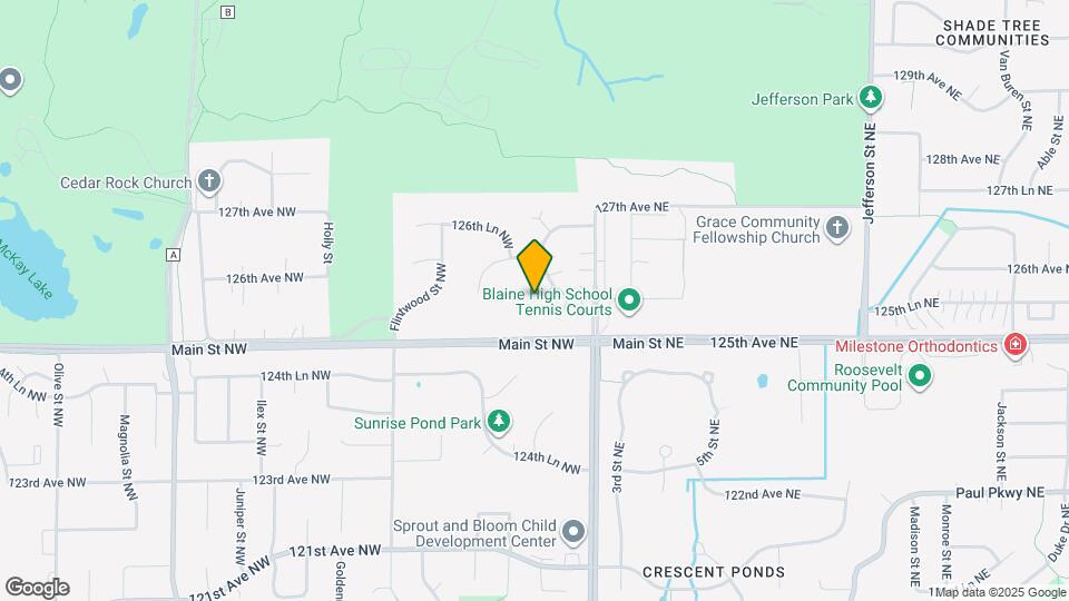 12546 Alder St NW Map and Location Details