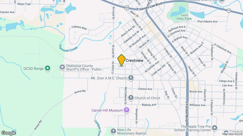 816 W Walnut Ave Map and Location Details