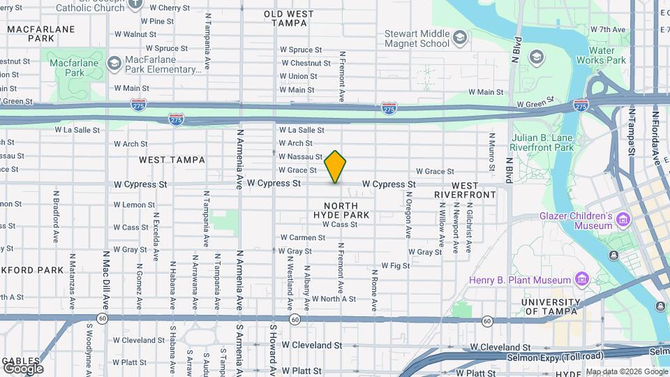 1904 W Cypress St Mapa y Detalles de la Ubicación