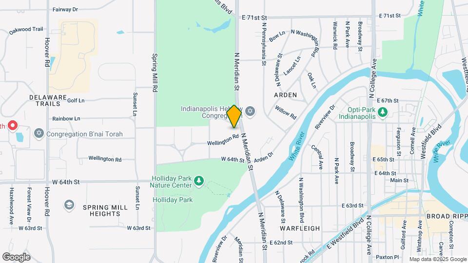 6474 N Meridian St Map and Location Details