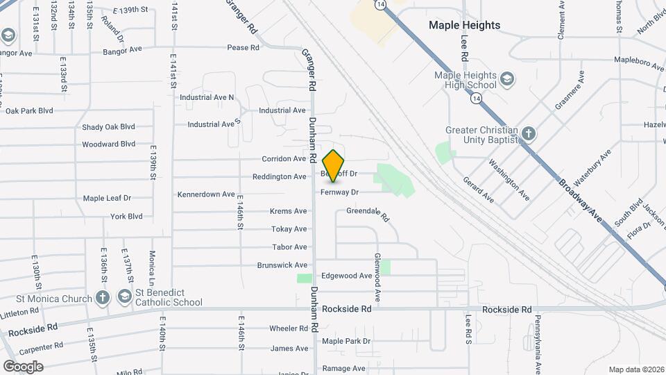 15313 Fernway Dr Map and Location Details