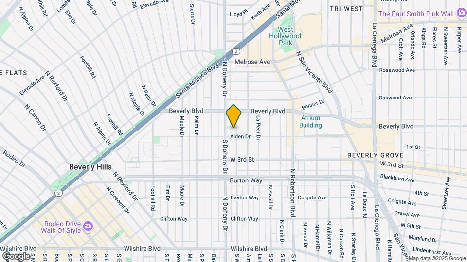 115 N Wetherly Dr Map and Location Details