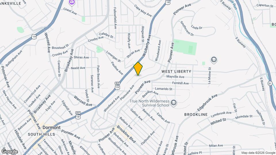 2104 Plainview Ave Map and Location Details