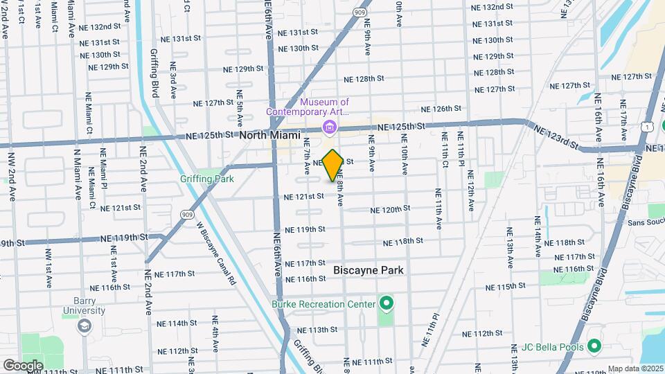 12110-12140 NE 8th Ave Map and Location Details