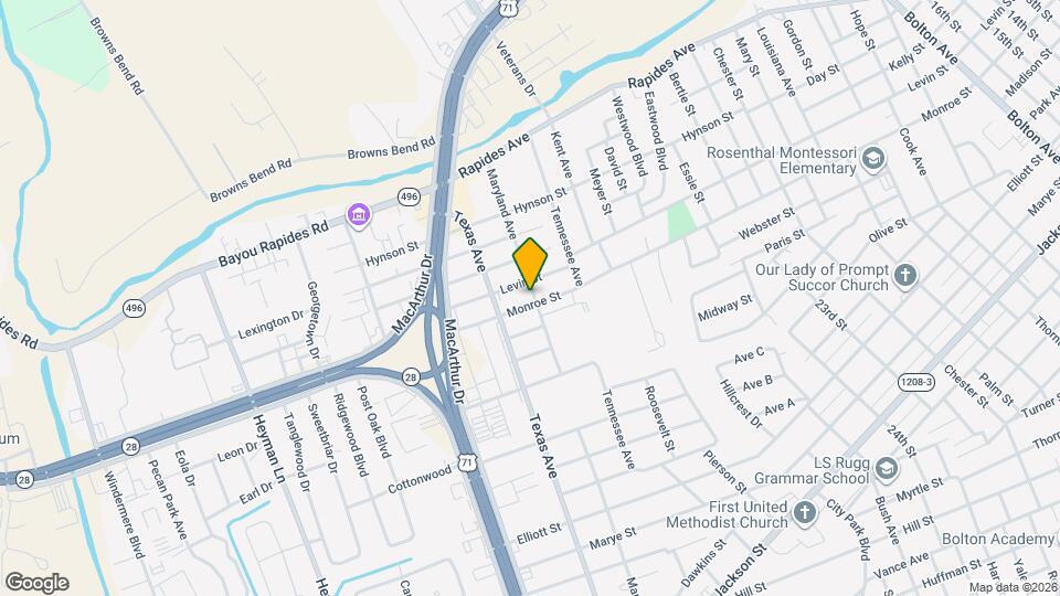 3204 Monroe St Map and Location Details