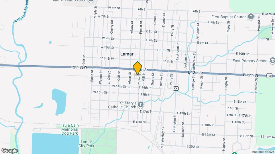 1209 Poplar St Map and Location Details
