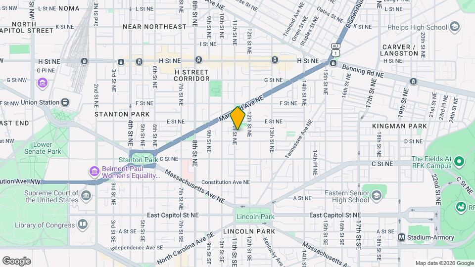 415 11th St NE Map and Location Details