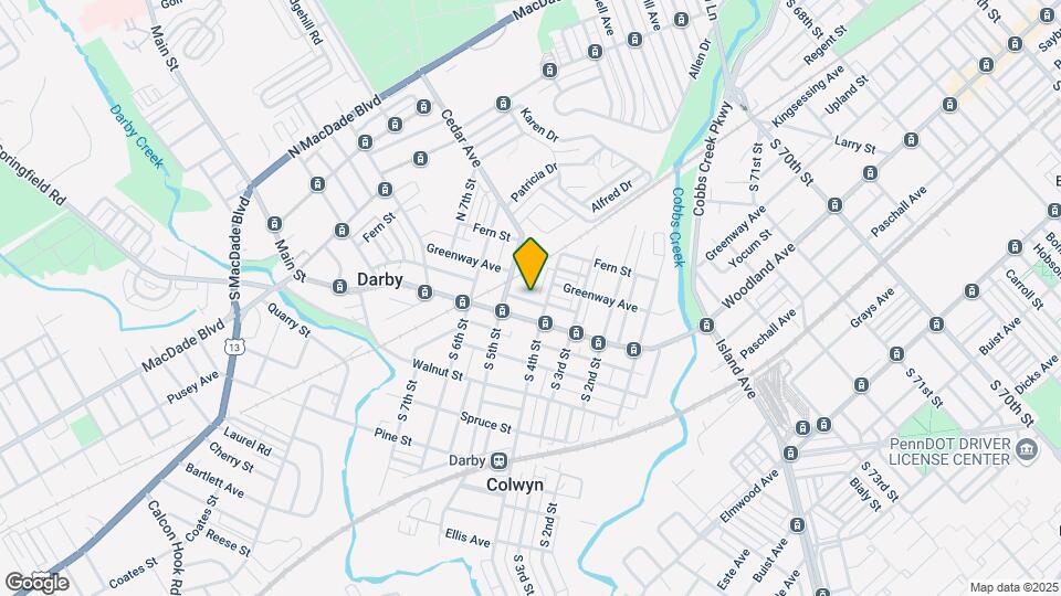 419 Darby Terrace Map and Location Details