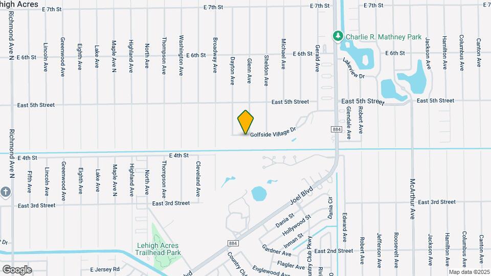 1709 Golfside Village Dr Map and Location Details