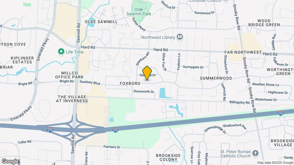 2432 Sawbury Blvd Map and Location Details