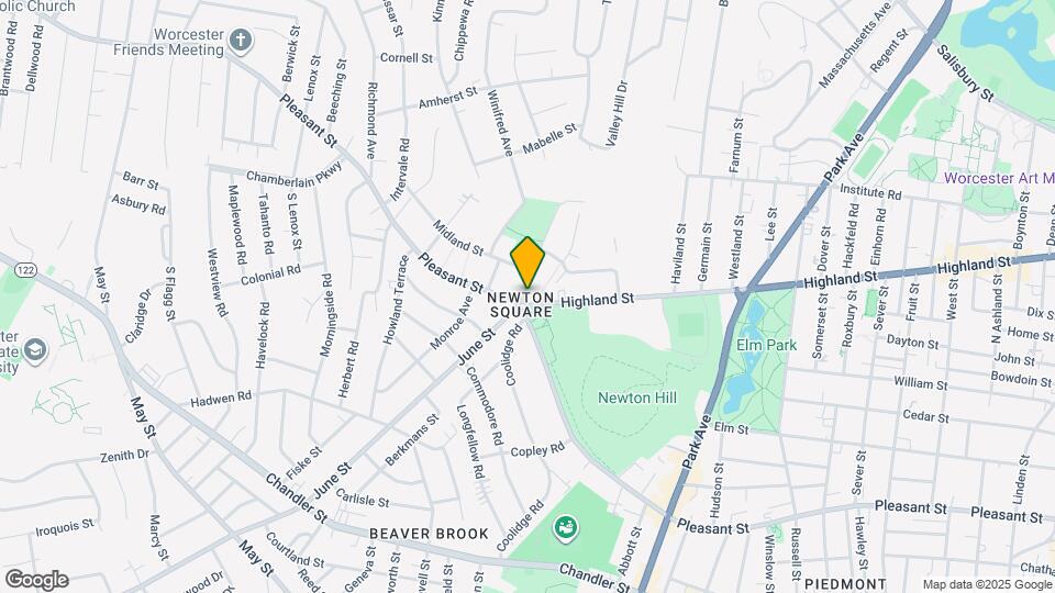 340 Highland St, Unit 338 2nd Map and Location Details