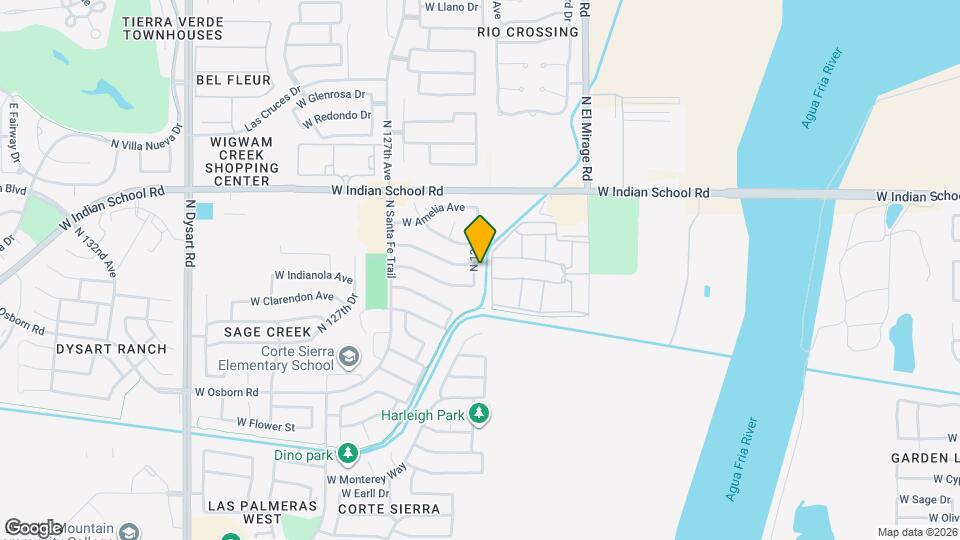 3721 N 125th Dr, Unit 101 Map and Location Details