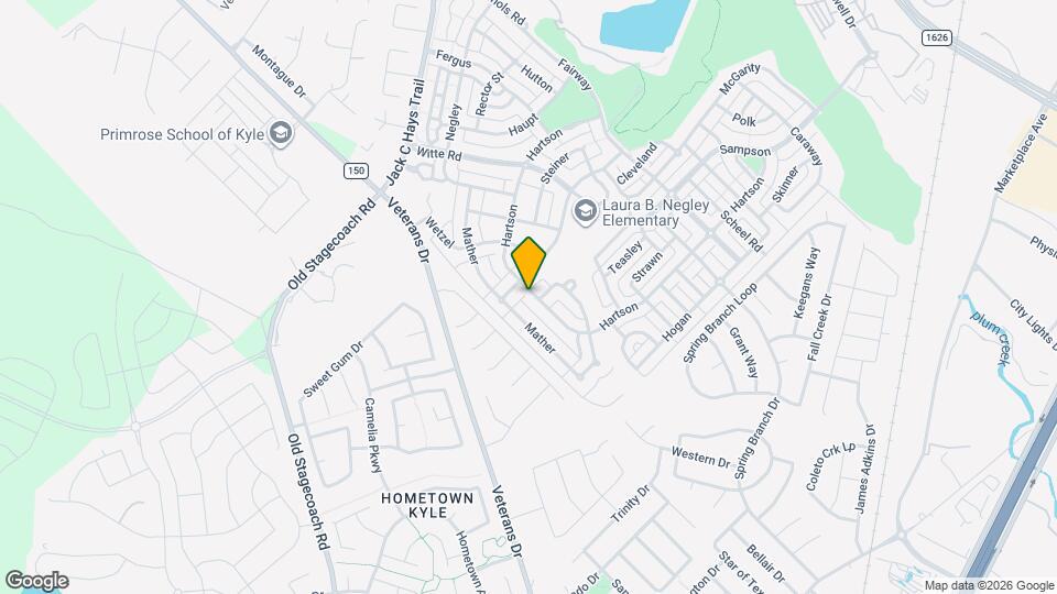 5661 Hartson Map and Location Details