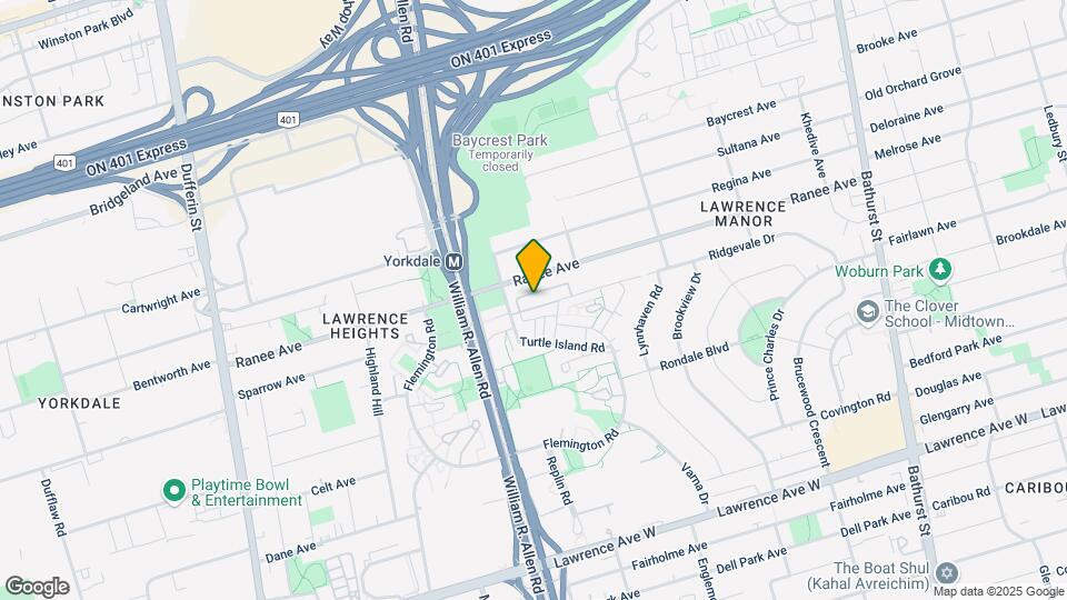 Lawrence Heights Revitalization Phase I Map and Location Details