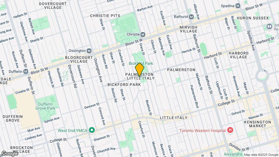 333 Harbord St Map and Location Details