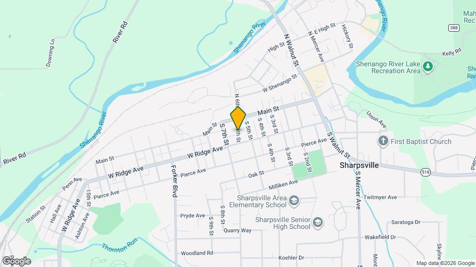 46 1/2 S 6th St Map and Location Details