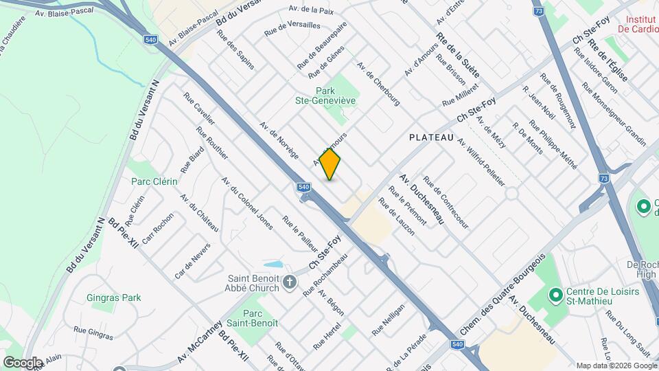 743 De Norvège Av Map and Location Details