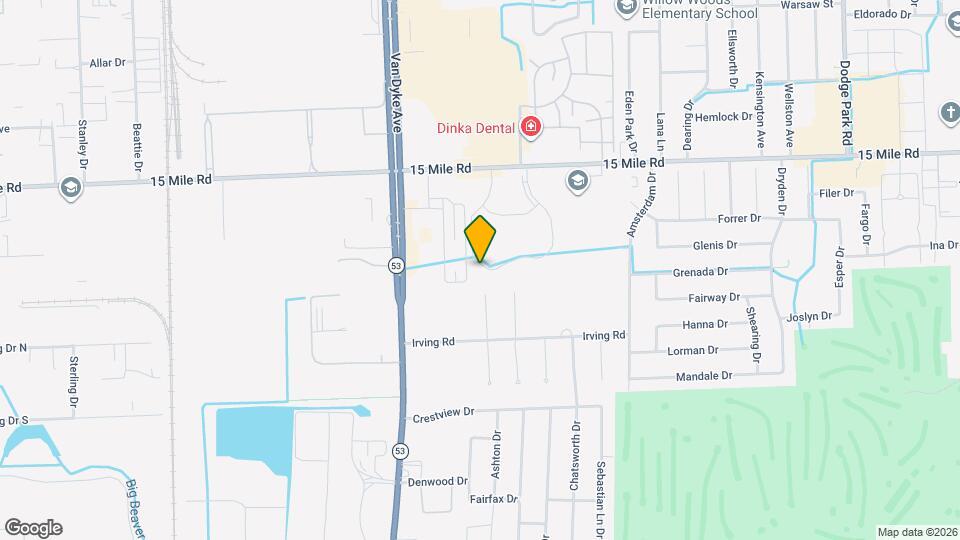 8410 Hickory Dr Map and Location Details