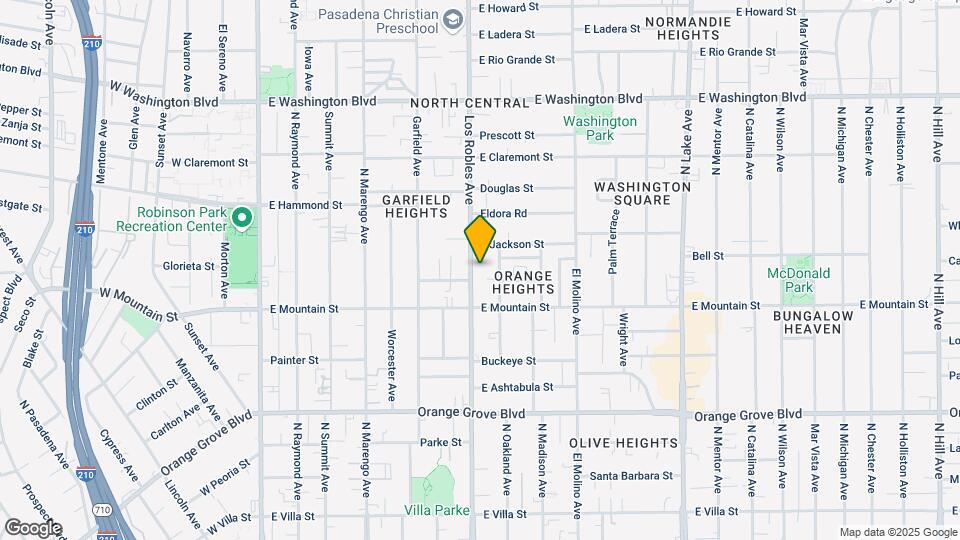 990 N Los Robles Ave Map and Location Details