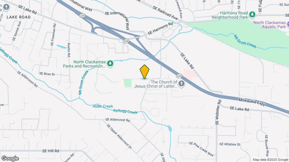 5804 SE Kellogg Creek Dr Map and Location Details