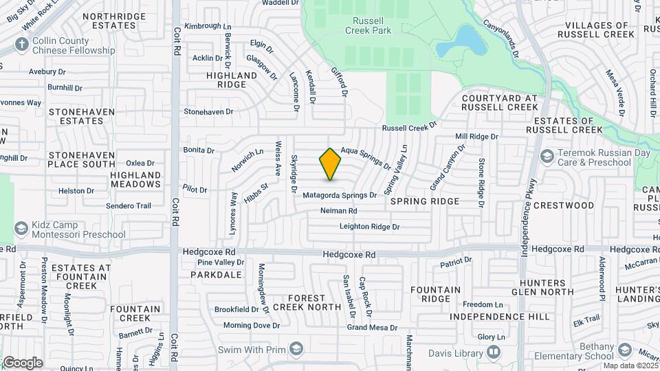 3532 Thorp Springs Dr Map and Location Details