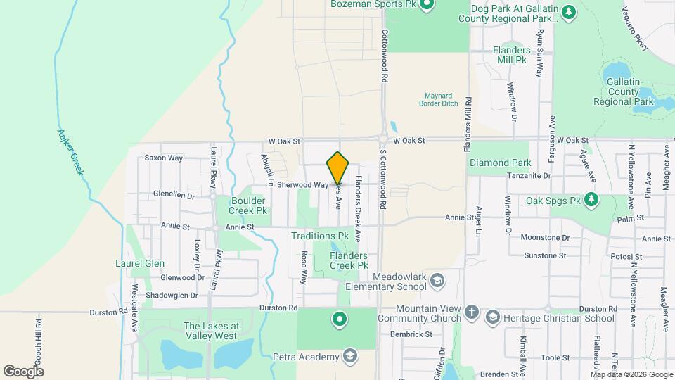 1093 Twin Lakes Ave Map and Location Details