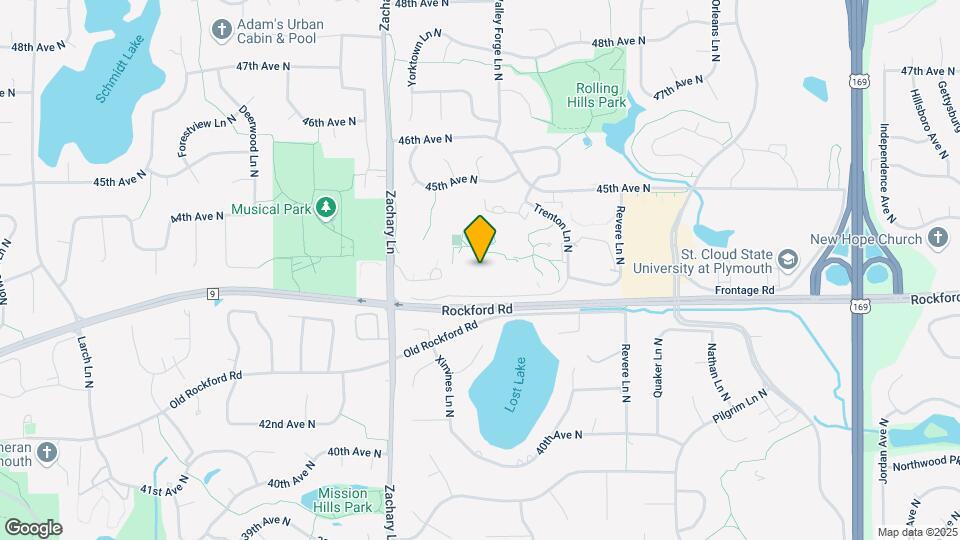 10750 Rockford Rd Map and Location Details