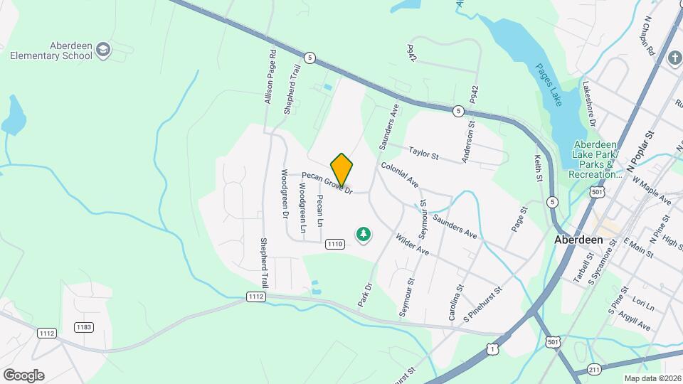 210 Pecan Grove Dr Mapa y Detalles de la Ubicación