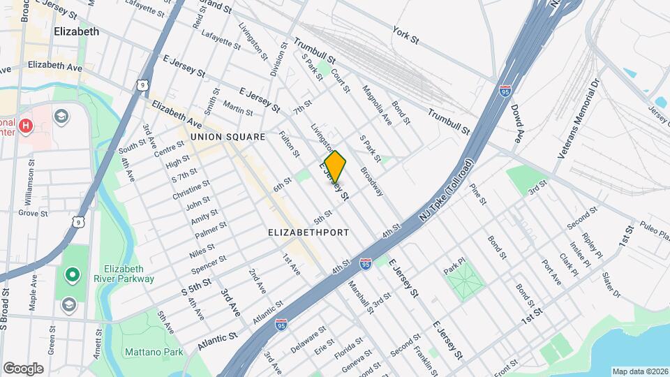 520 E Jersey St Map and Location Details