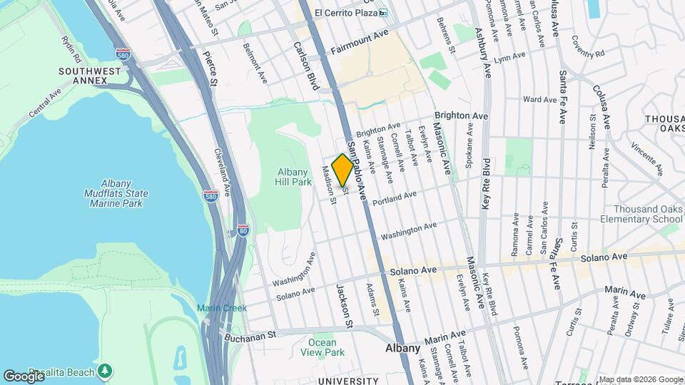 650 Adams St Map and Location Details