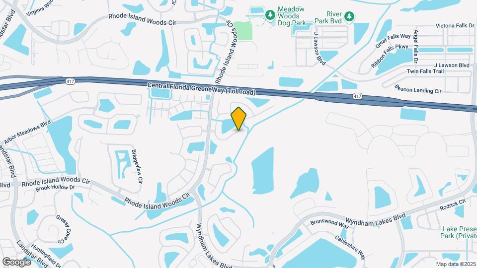 1822 Meadow Pond Way Mapa y Detalles de la Ubicación