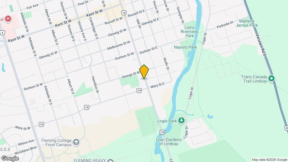 157 Lindsay St S Map and Location Details