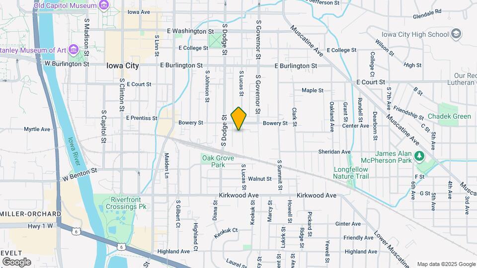 623 S Lucas St Map and Location Details