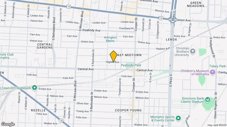 2023 Higbee Ave Map and Location Details