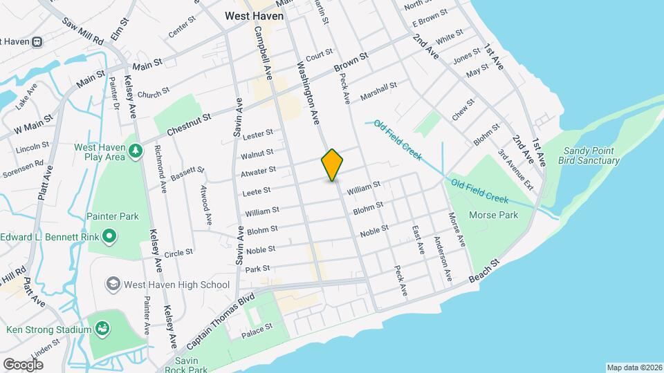 216 Washington Ave Map and Location Details