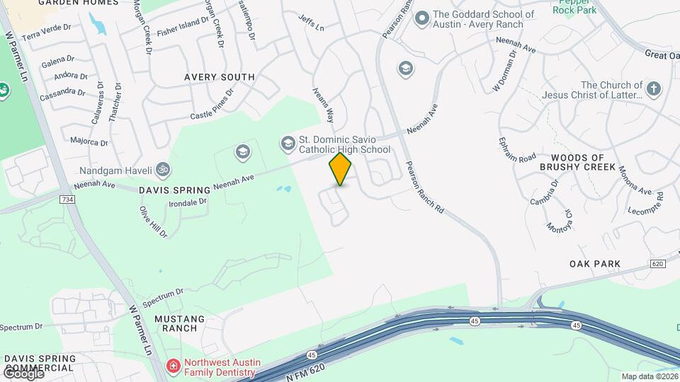 9303 McKnight Lp Map and Location Details