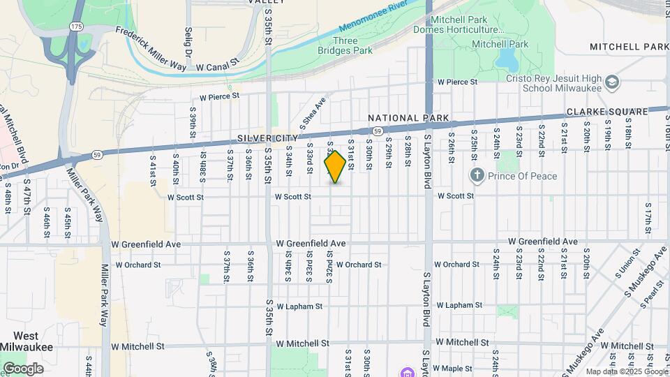 1128 S 32nd St Map and Location Details
