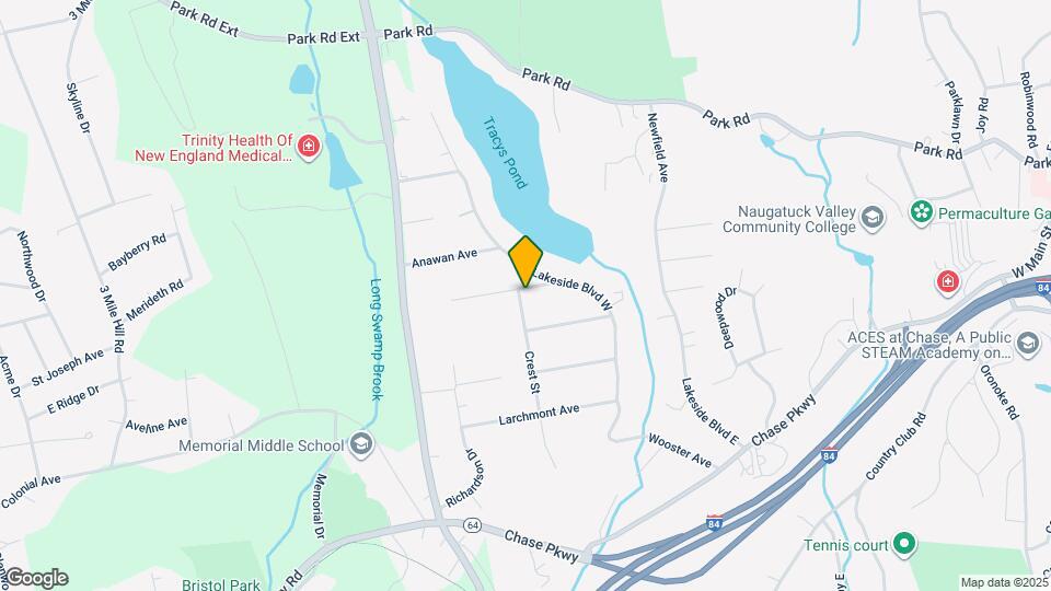 222 Crest Ave Map and Location Details