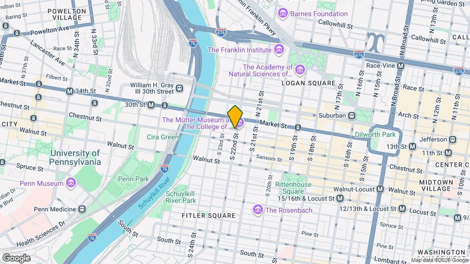 30 S 22nd St Map and Location Details