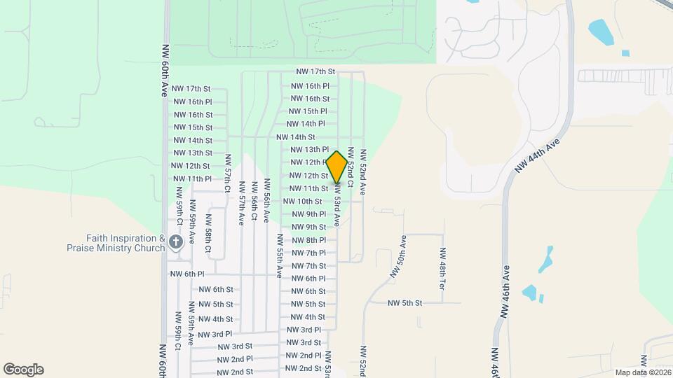 4732 NW 11th St Map and Location Details