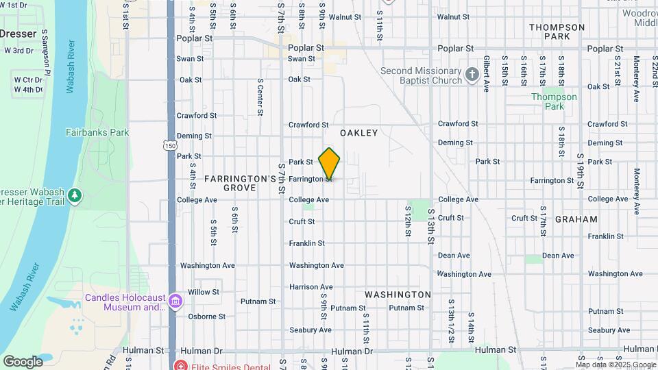 1004 S 9th St Map and Location Details