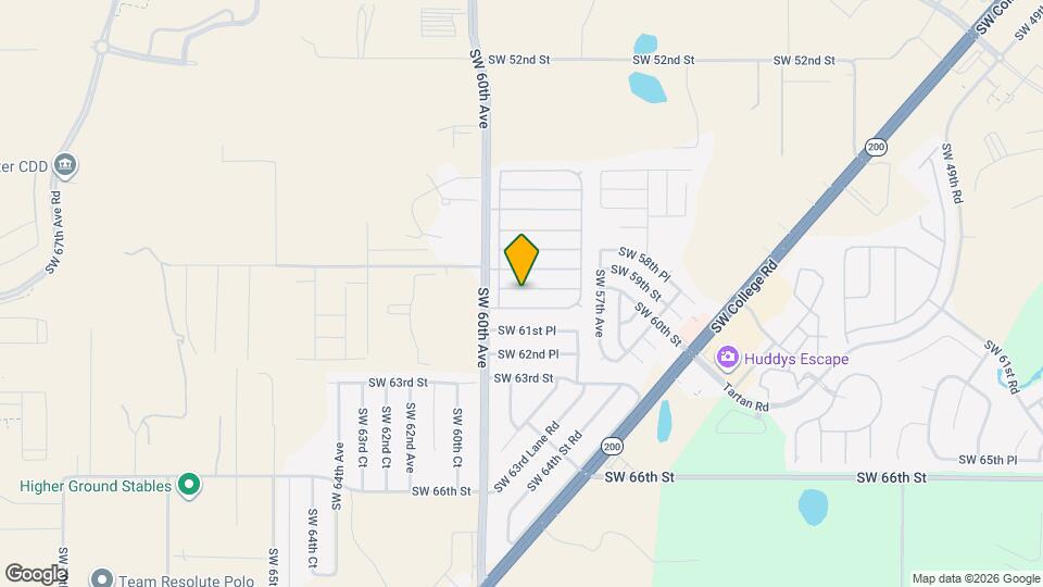 5904 SW 59th Ln Mapa y Detalles de la Ubicación