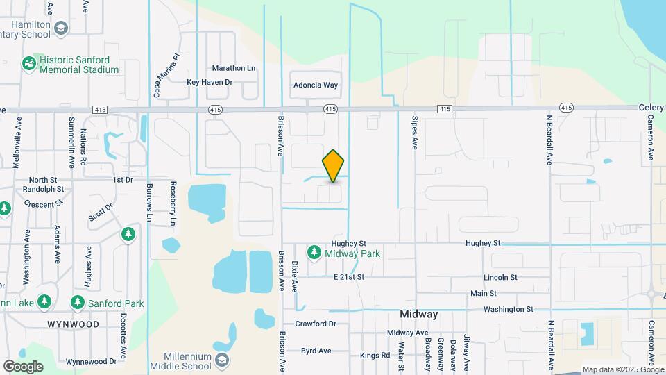 1825 Lacy Ln Map and Location Details