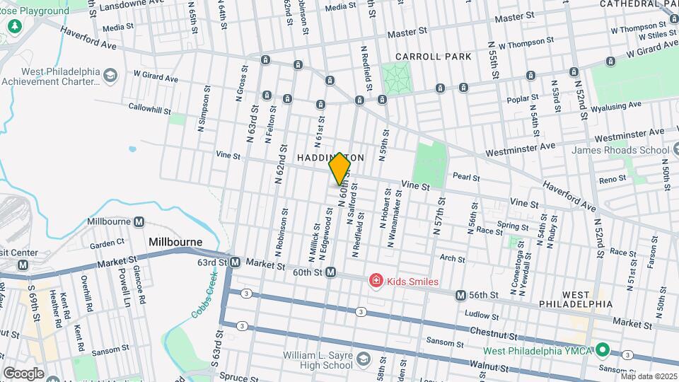226 N 60th St Map and Location Details