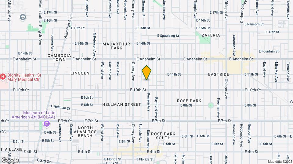 1051 Dawson Ave Map and Location Details