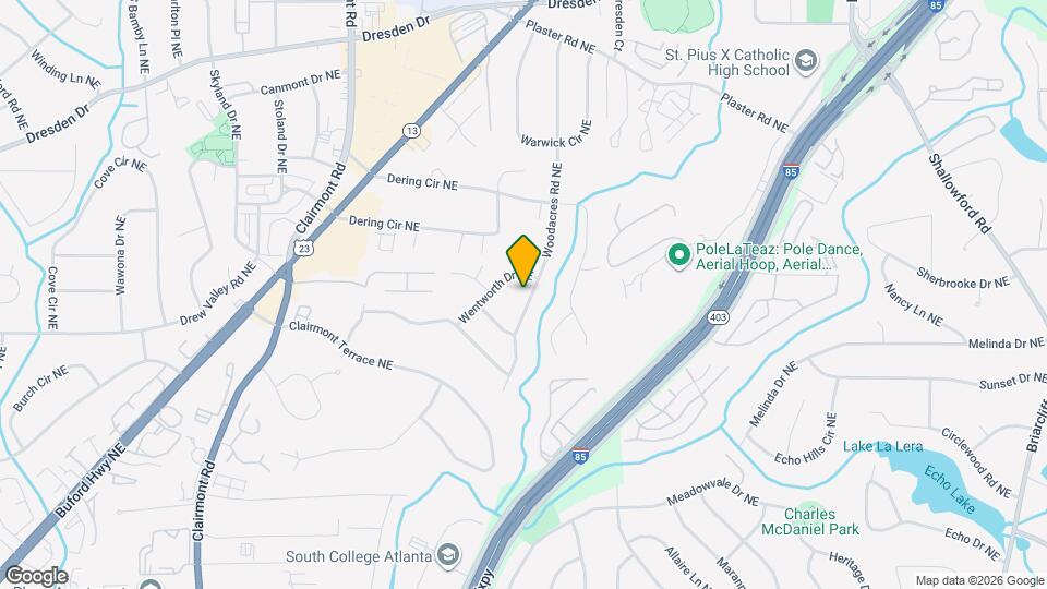 2432 Woodacres Rd NE Map and Location Details