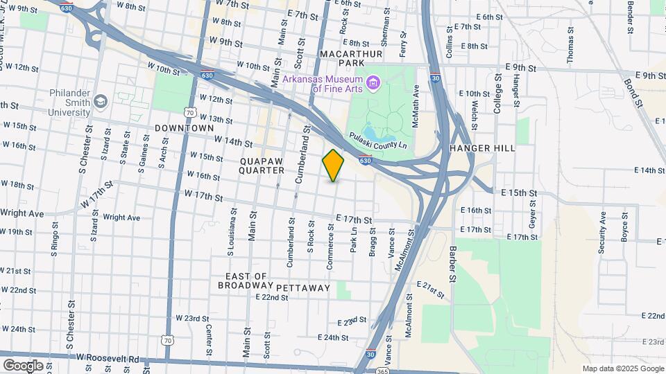 1510 Commerce St Map and Location Details