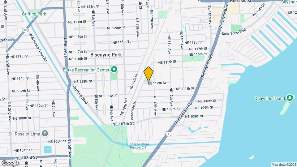 1166 NE 112th St Map and Location Details