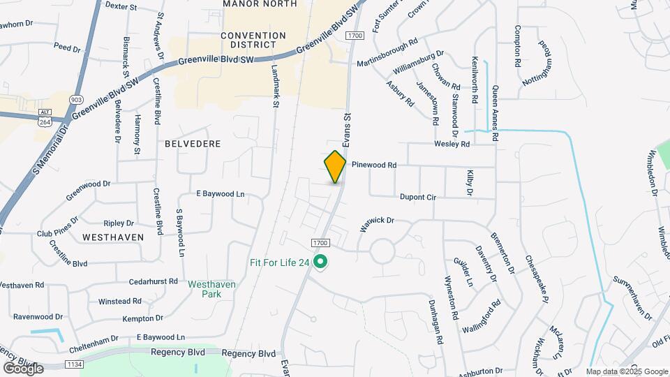 3414 Evans St-Unit -A Map and Location Details